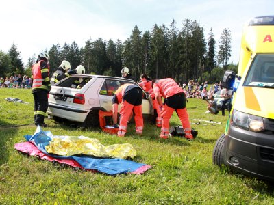 Záchranáři představili svou práci na Dni s IZS na Lipně